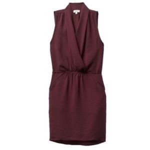 ARITZIA Wilfred Sabine dress in burgundy. Size M
